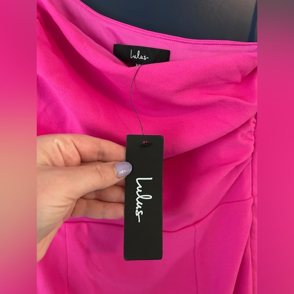 Lulus All About The Glitz One-Shoulder Dress - Picture 4 of 8